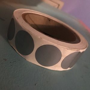 Scratch off stickers, partially used.